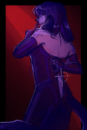 Halfbody [monotone]